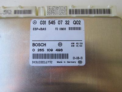 Mercedes Bosch ESP+BAS Control Module Unit 0315450732 W208 W210 CLK E Class3